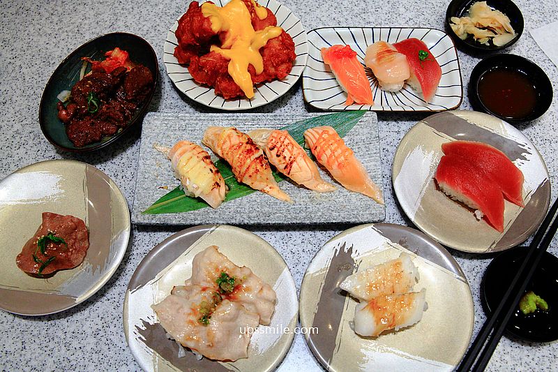 【竹北美食】MAGiC TOUCH点爭鮮竹北店，竹北迴轉壽司新幹線直送桌邊，爭鮮旗下品牌壽司最便宜40元-160元，竹北日式料理壽司生魚片推薦，附點爭鮮菜單