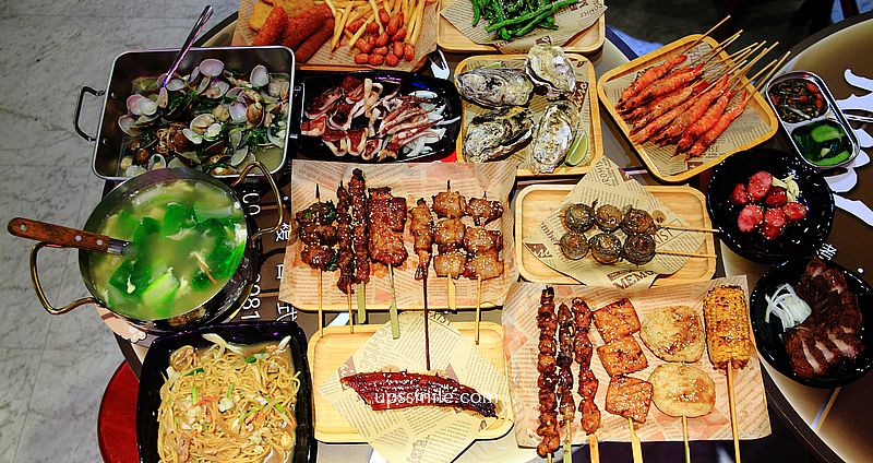 壹烤天下，板橋金門街美食，板橋燒烤串燒推薦，樹林車站美食，三五好友下班晚餐與小酌宵夜推薦，板橋烤肉串 @嘿!部落!