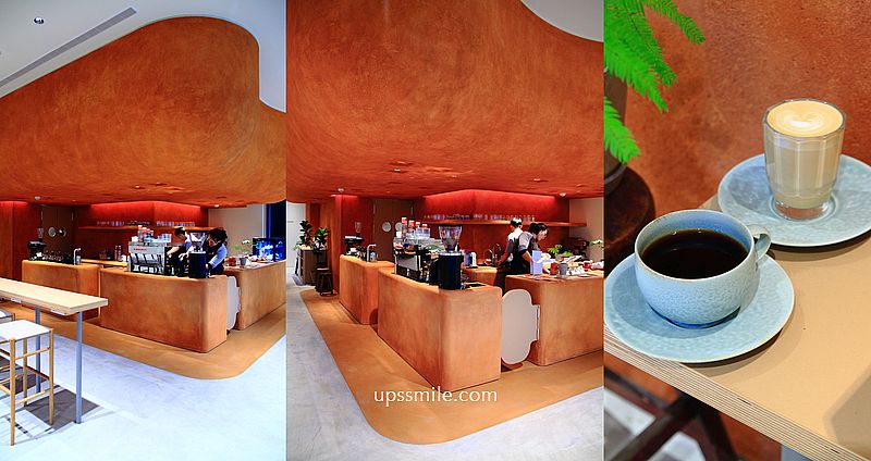 台中北區 ONIBUS COFFEE台中，東京人氣咖啡插旗科博館前蔦屋老佛爺店，日本TORAFU設計以紅泥土丘打造「會呼吸的牆」好唯美，台中網美咖啡廳，台中咖啡廳推薦 @嘿!部落!