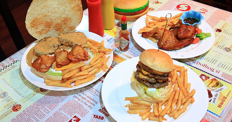 【士林美食】Huge Burger，比臉還大的巨無霸漢堡428元，橫掃IG網美打卡美食，士林夜市美食推薦，台北美式漢堡推薦 @嘿!部落!