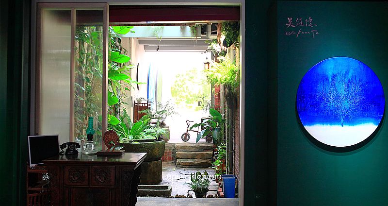 【三峽咖啡】庶民美術館，三峽百年老屋改造私人美術館咖啡廳，藝術家吳冠德 @嘿!部落!