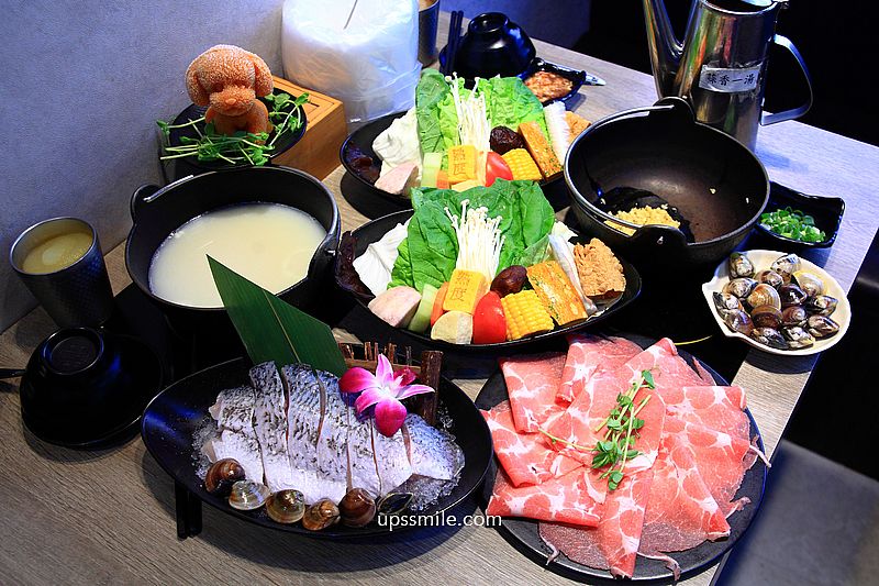 土城火鍋【熟度精緻鍋物土城學士店】必吃北海道札幌辛味噌湯造型熊熊湯底、蒜香鮮蛤蠣湯爆炒 @嘿!部落!