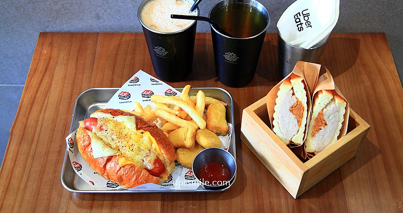 板橋早午餐【肉sandwich板橋新埔店】必吃銷魂起司德腸堡與芋泥肉鬆三明治 @嘿!部落!