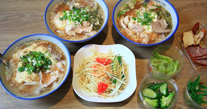 桃園美食【阿美米干1981】傳承40幾年起家厝翻新龍崗米干老店，忠貞市場美食 @嘿!部落!