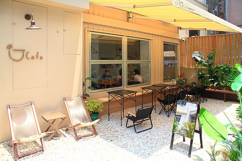 桃園咖啡廳【益棧咖啡 iJ Cafe】中壢韓系咖啡廳混搭露營風，中壢早午餐咖啡廳推薦 @嘿!部落!