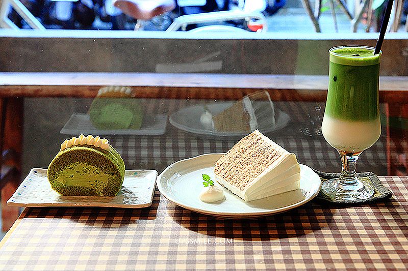 【台北中山站下午茶甜點】HOTO CAFE，台北神等級戚風蛋糕甜點推薦，台北下午茶，台北咖啡館推薦，台北精緻平價日式戚風蛋糕甜點，中山站下午茶推薦，一保堂抹茶捲，一保堂抹茶拿鐵推薦，提供Wi-Fi服務，hoto cafe捷運出口 @嘿!部落!
