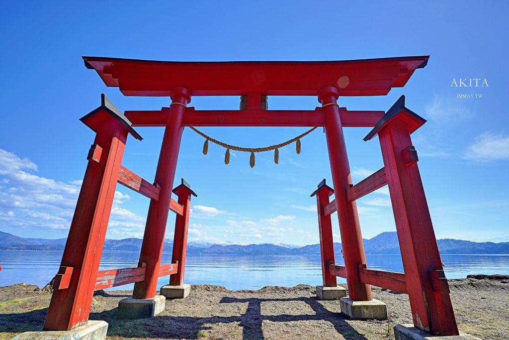 秋田 | 座落在田澤湖畔、祭祀辰子姬的龍神社「御座石神社」| 美的守護神、田澤湖周遊巴士路線 @嘿!部落!