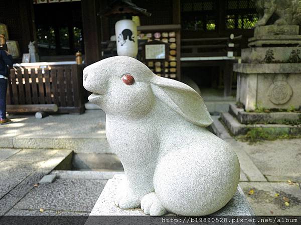 【京阪奈自由行】京都 東天王岡崎神社.兔子神社@保證生子/非常靈驗/兔子神求子 @嘿!部落!