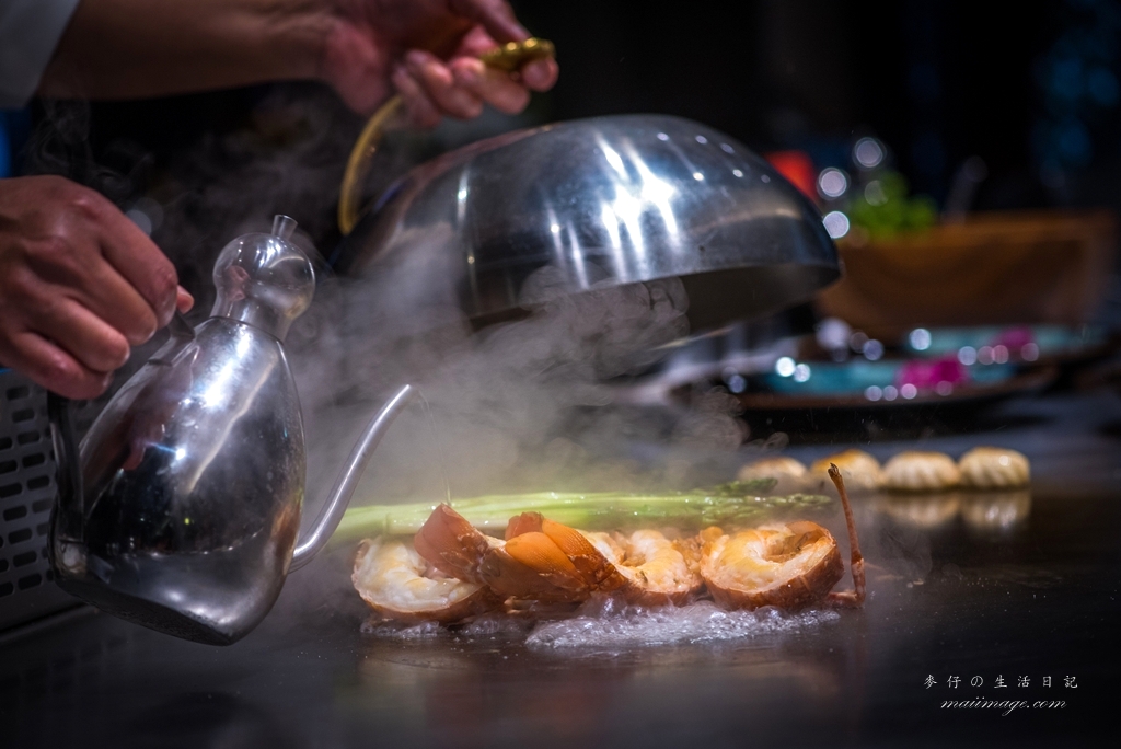 【台北美食】山茶花鐵板燒SaZanKa Teppanyaki｜大直精緻鐵板燒推薦｜來自法國玫瑰龍蝦＋鹿兒島和牛超美味｜劍南站美食推薦