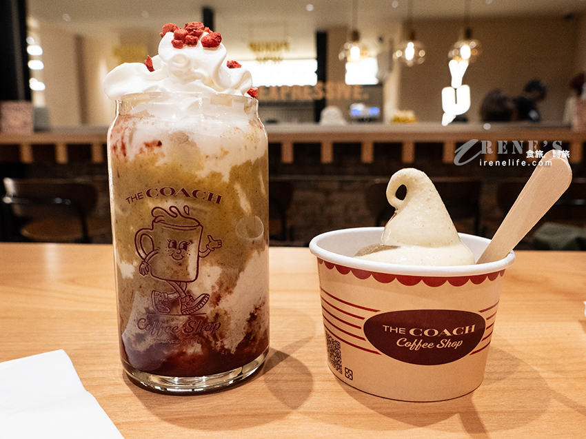 全台首間「Coach Play」概念店，複合式餐飲，咖啡、千層餅、霜淇淋，獨家Coach紙袋好可愛 @嘿!部落!