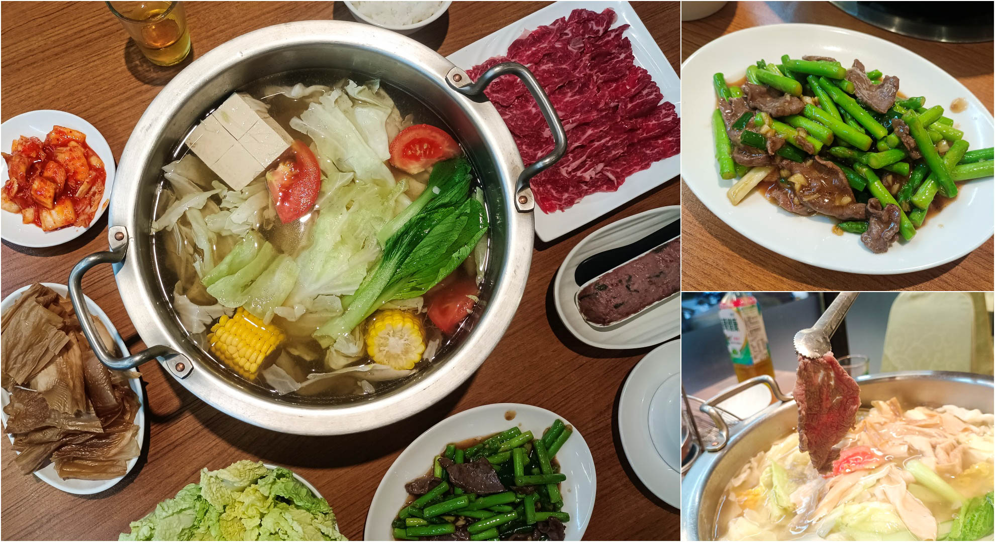 即時熱門文章：(三重美食)三重火鍋-牛鍋涮牛肉，不用到台南也可以吃得到溫體牛肉鍋，鄰近空軍三重一村(內含菜單)