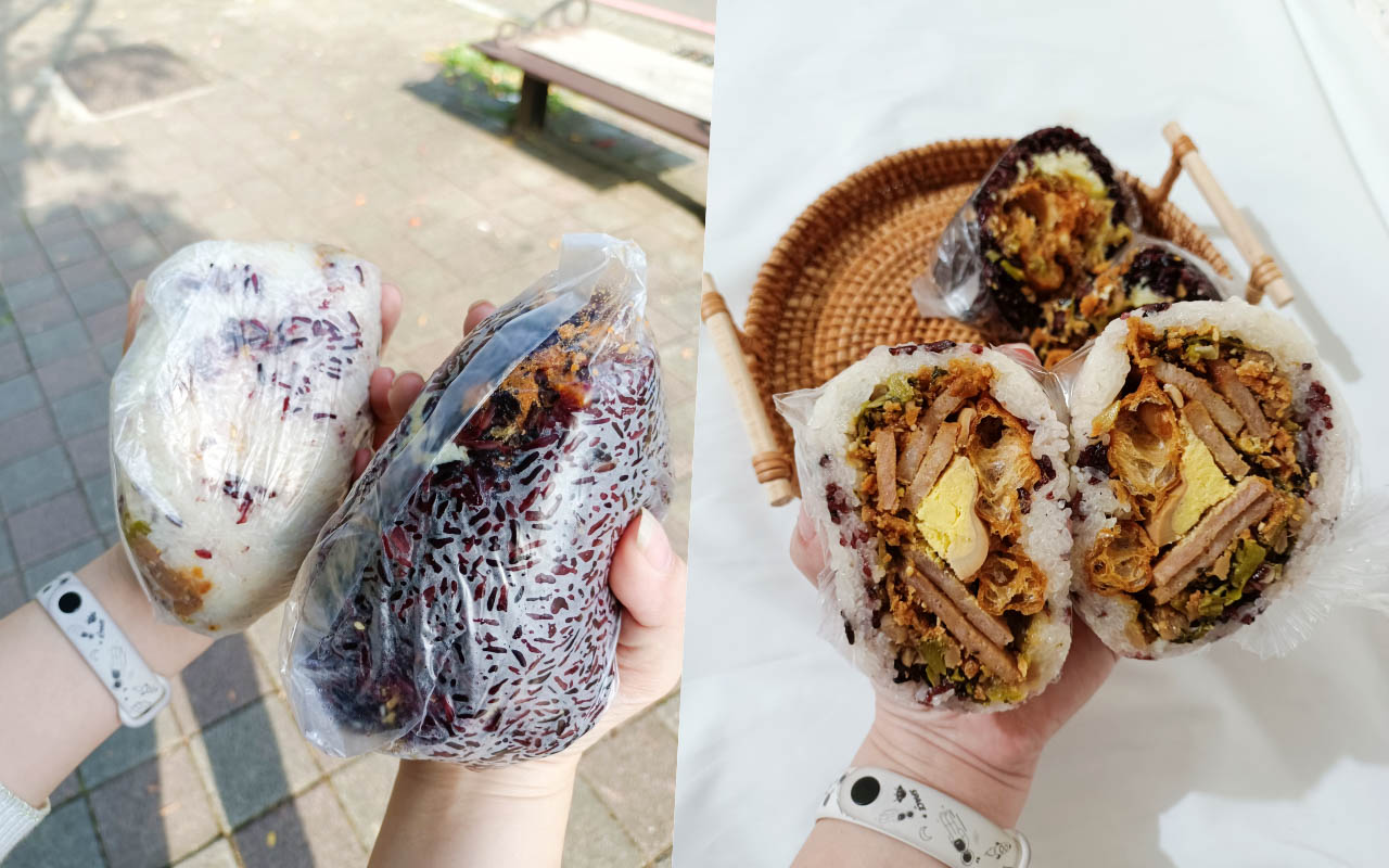即時熱門文章：(板橋早餐)阿Q飯糰超大一顆飯糰吃一顆抵二餐，口味超多樣化，鄰近埔墘市場，用料實在在地人推薦早餐