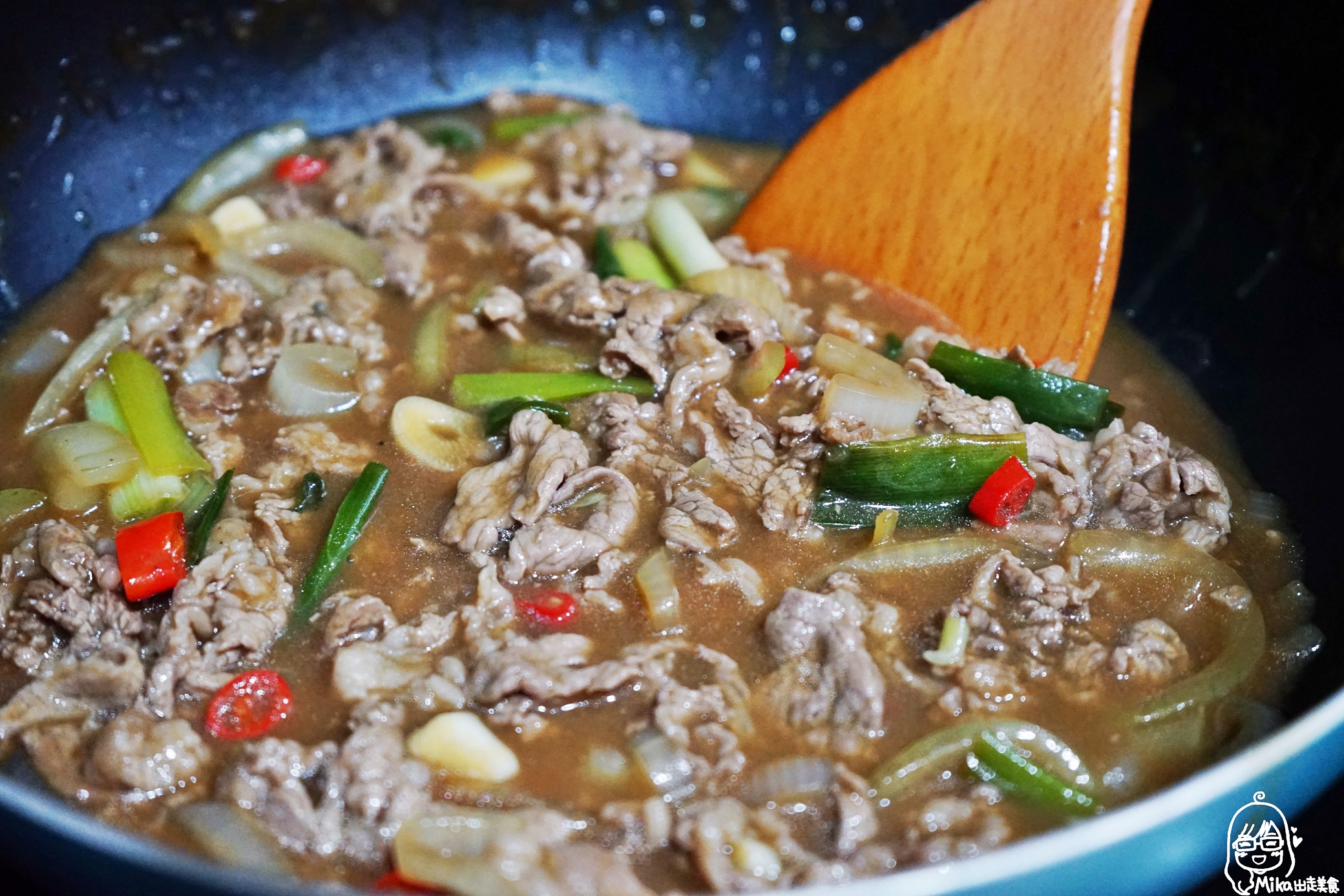 『懶人。料理』 蔥爆牛肉燴飯｜清爽口感版本的蔥爆牛肉燴飯 輕鬆簡單零失敗上桌。 @嘿!部落!