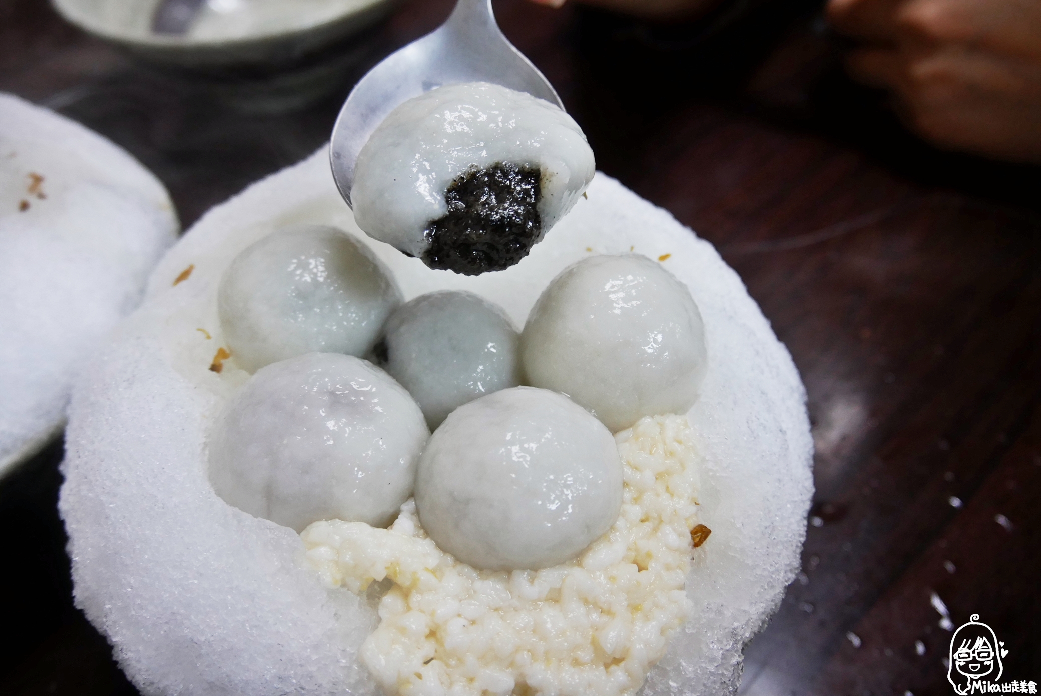 『台北。大安區』  御品元冰火湯圓｜捷運 信義安和站周邊美食推薦  臨江街夜市 米其林美食 網路評價超高分的冰火湯圓。 @嘿!部落!