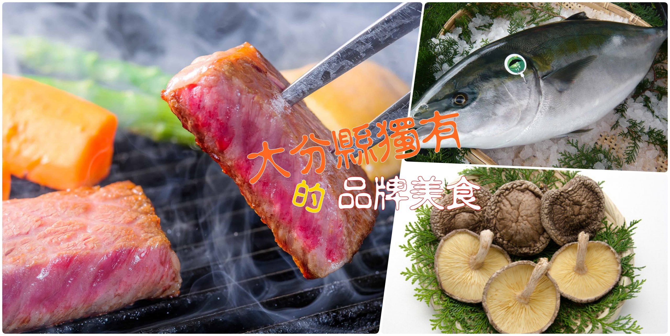 『日本。九州』 大分獨有著名特產必吃這三樣｜擁有日本最高等級的 大分和牛X香菇X酸橘鰤魚、酸橘比目魚。 @嘿!部落!