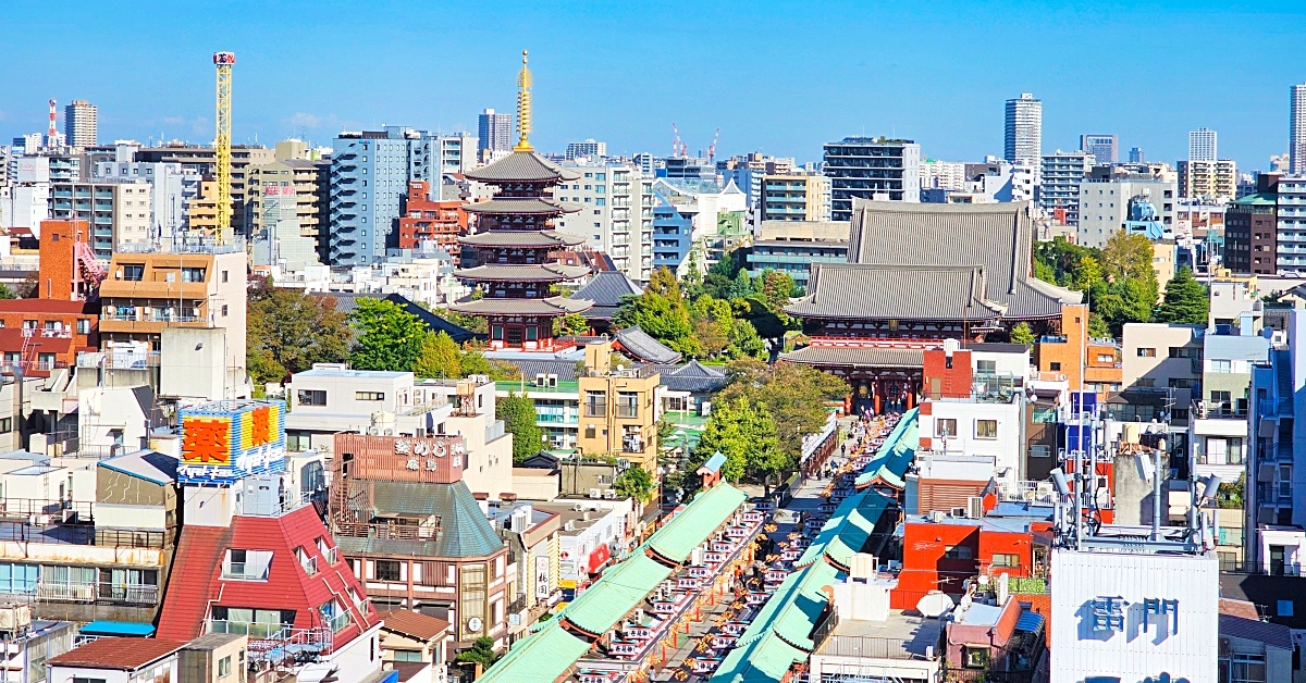 東京景點》淺草文化觀光中心～欣賞雷門、淺草寺、晴空塔的免費展望台，附設景觀咖啡廳