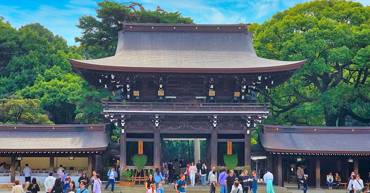東京景點【明治神宮】參訪地圖、必拍重點攻略～大鳥居、百年森林，還有特色御守 @嘿!部落!