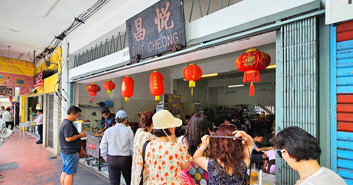 沙巴美食【悅昌茶室】加雅街排隊排翻的現烤沙嗲，一串一元又香又嫩好吃爆表 @嘿!部落!
