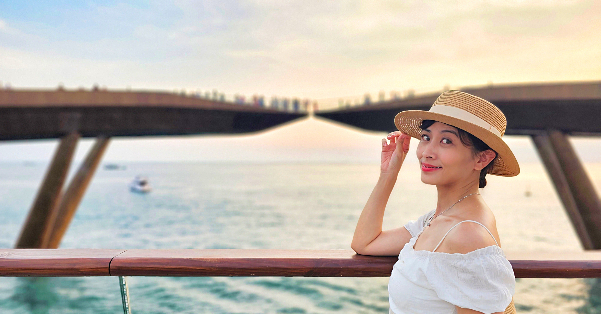 地中海小鎮親吻橋 Kiss Bridge～富國島最夢幻夕陽美景，愛情颶風水上極限運動表演 @嘿!部落!
