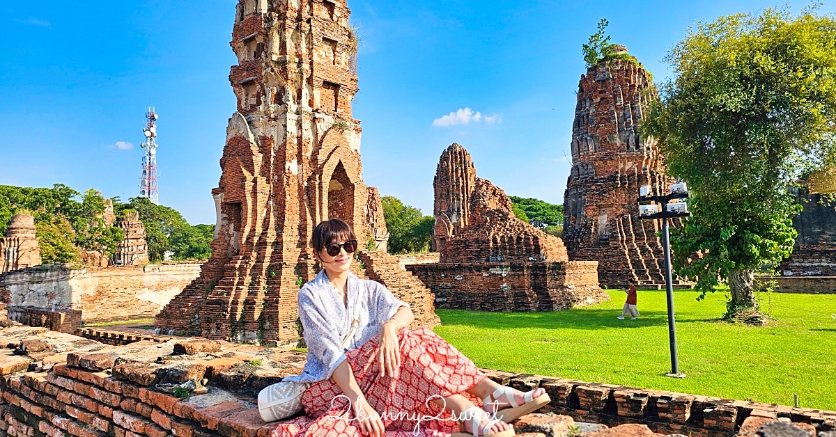 泰國大城景點「瑪哈泰寺 Wat Mahathat」BLACKPINK Lisa 也來朝聖的「樹中佛像」世界遺產 @嘿!部落!