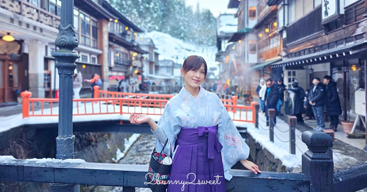 銀山溫泉和服租借「Cafe I’rasgayna」あいらすげーな～穿大正浪漫袴在復古街頭超好拍