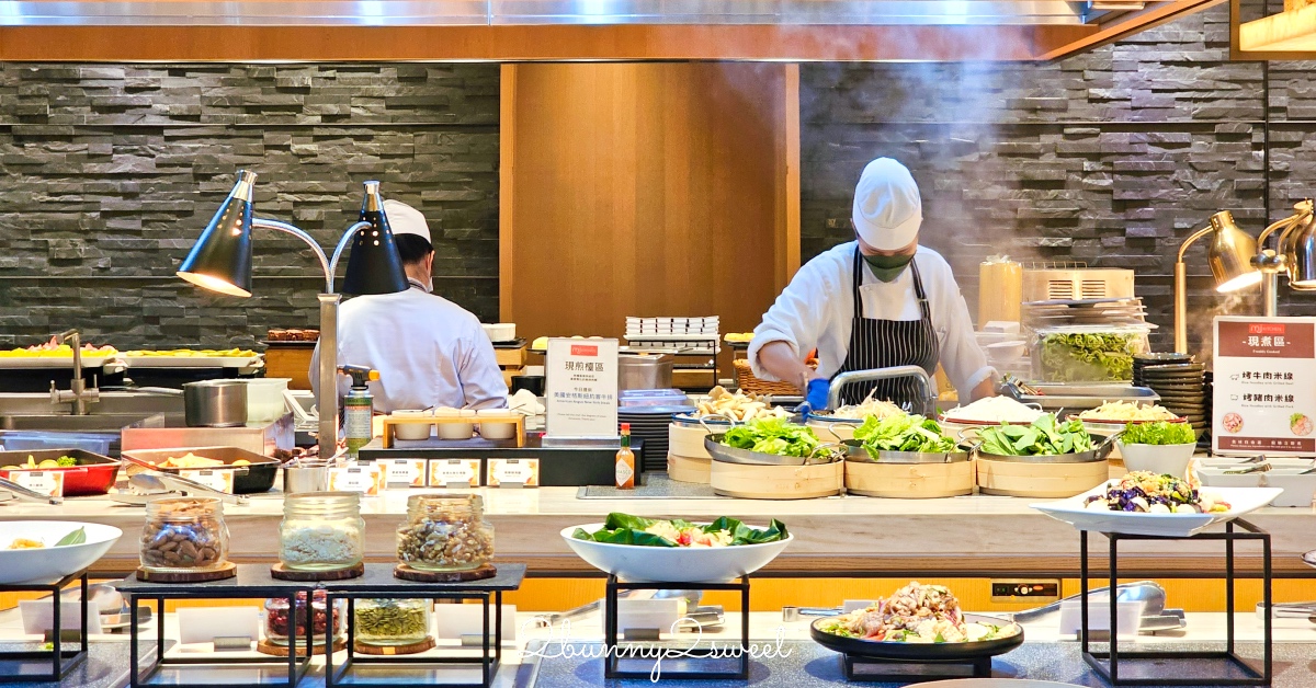 台北吃到飽「台北國泰萬怡酒店MJ Kitchen自助餐廳」免千元 buffet 無限吃生食級天使紅蝦、雪蟹 @嘿!部落!