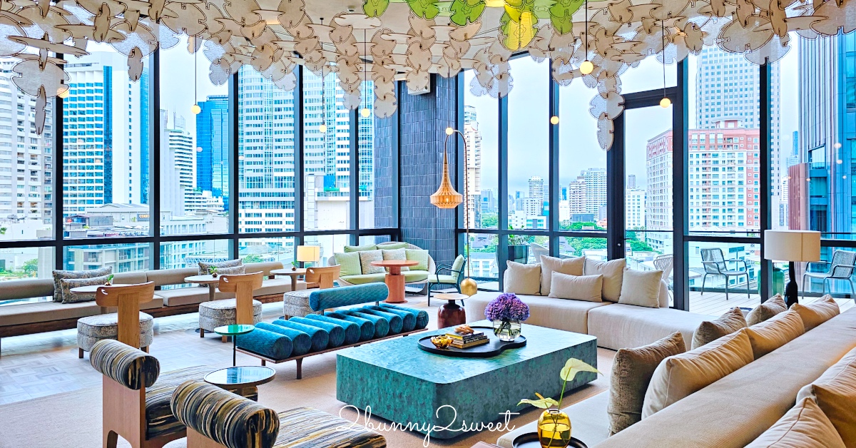 曼谷【KROMO Bangkok Curio Collection by Hilton】粉紅夢幻設計、絕美空中泳池、文青系早餐超驚艷！ @嘿!部落!