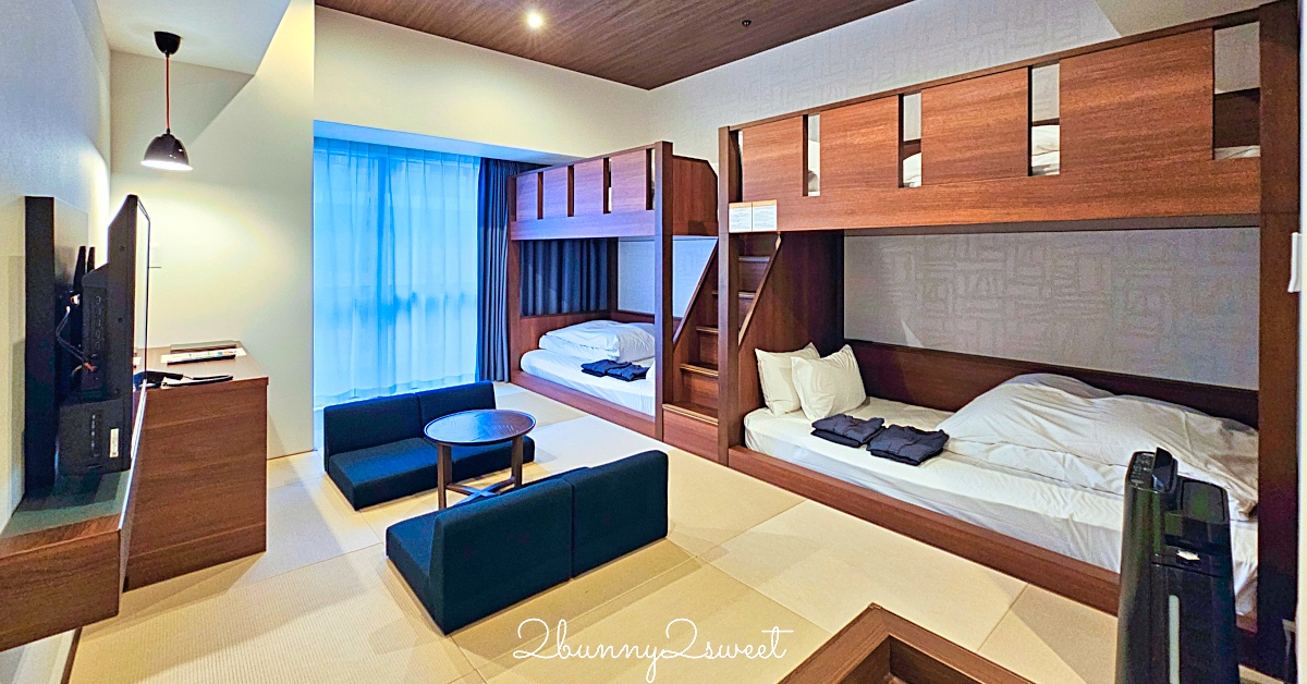 【沖繩那霸柔婕閣酒店 La’gent Hotel Okinawa Naha】沖繩親子住宿推薦：榻榻米家庭房＋雙層床設計 @嘿!部落!