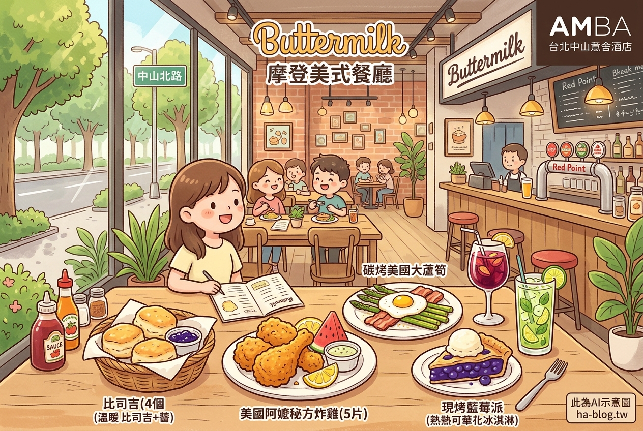 Buttermilk摩登美式餐廳：台北中山區的美味驚喜 @嘿!部落!
