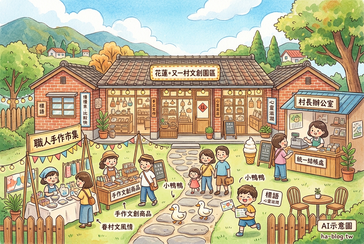 花蓮又一村文創園區：體驗眷村風情與文創手作的挖寶樂園 @嘿!部落!