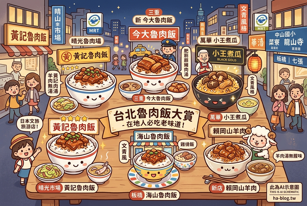 台北魯肉飯推薦：晴光市場黃記、三重今大、萬華小王煮瓜，在地人必吃老味道 @嘿!部落!