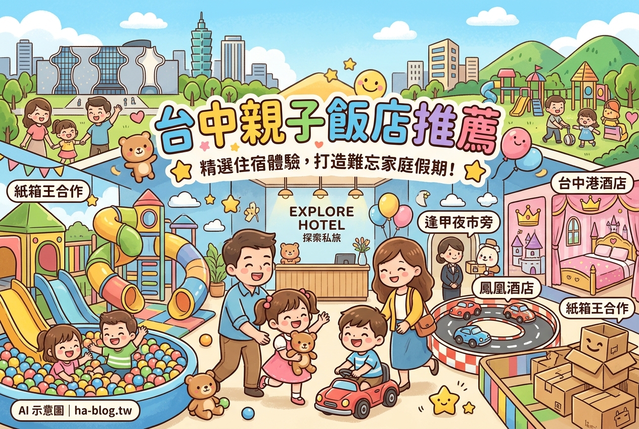 台中親子飯店推薦：精選住宿體驗，打造難忘家庭假期！ @嘿!部落!
