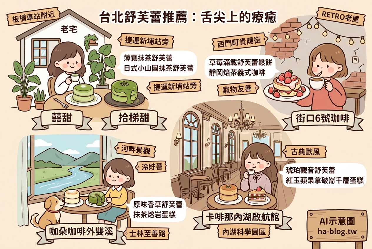 台北舒芙蕾推薦：舌尖上的療癒，五間必訪舒芙蕾專賣店與特色咖啡廳 @嘿!部落!