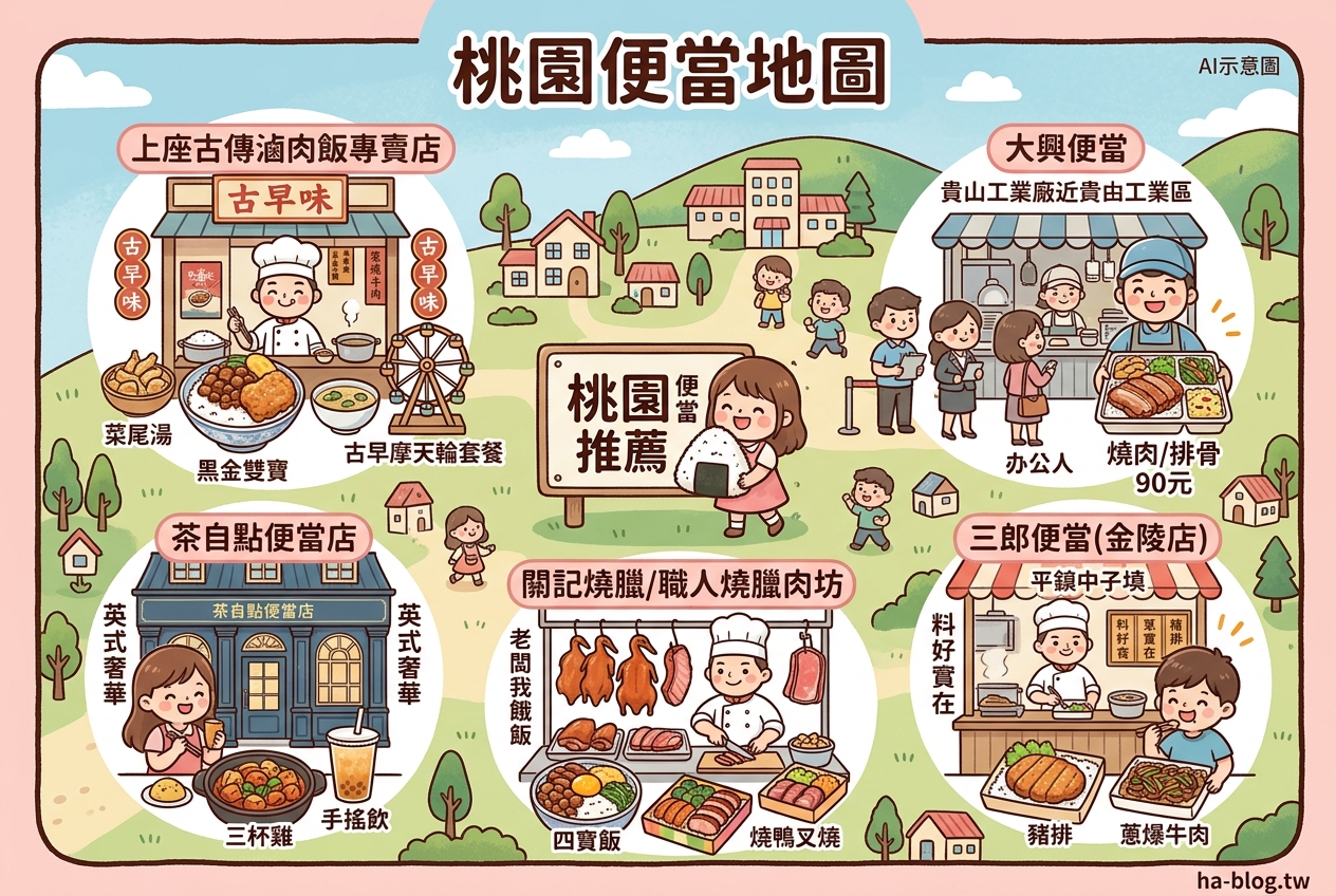 桃園便當推薦 經典古早味與在地人氣之選 @嘿!部落!