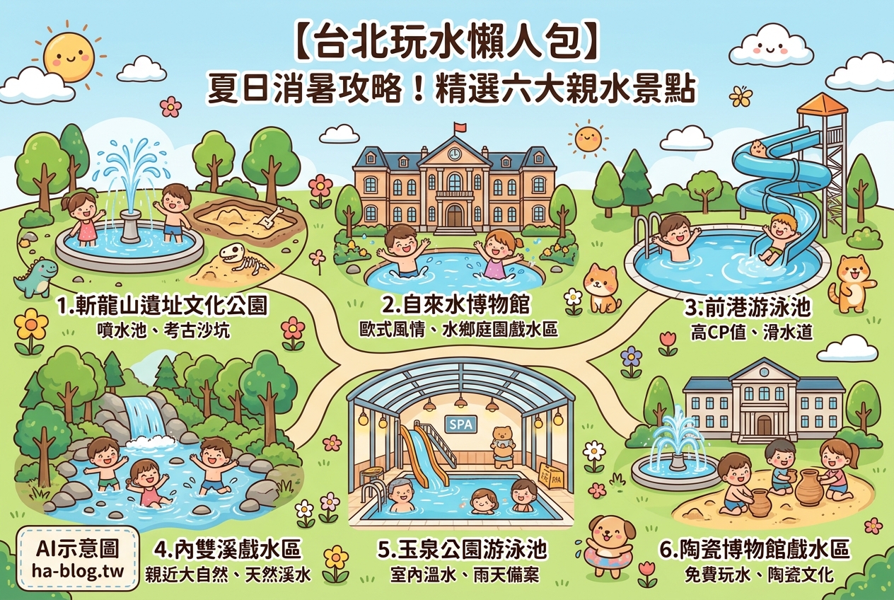 【台北玩水懶人包】夏日消暑攻略！精選六大親水景點，清涼一夏！ @嘿!部落!