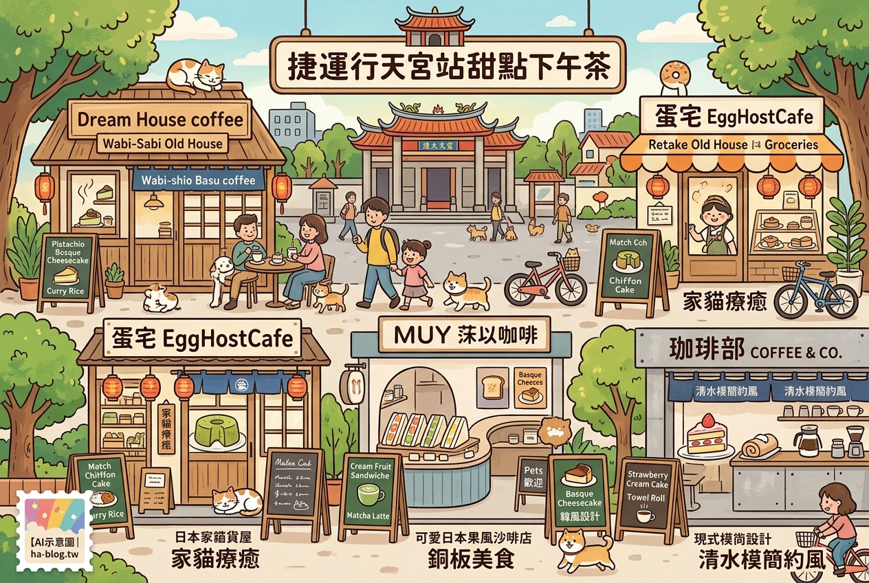 行天宮站甜點下午茶推薦：老宅、日式、韓風風格咖啡廳攻略 @嘿!部落!