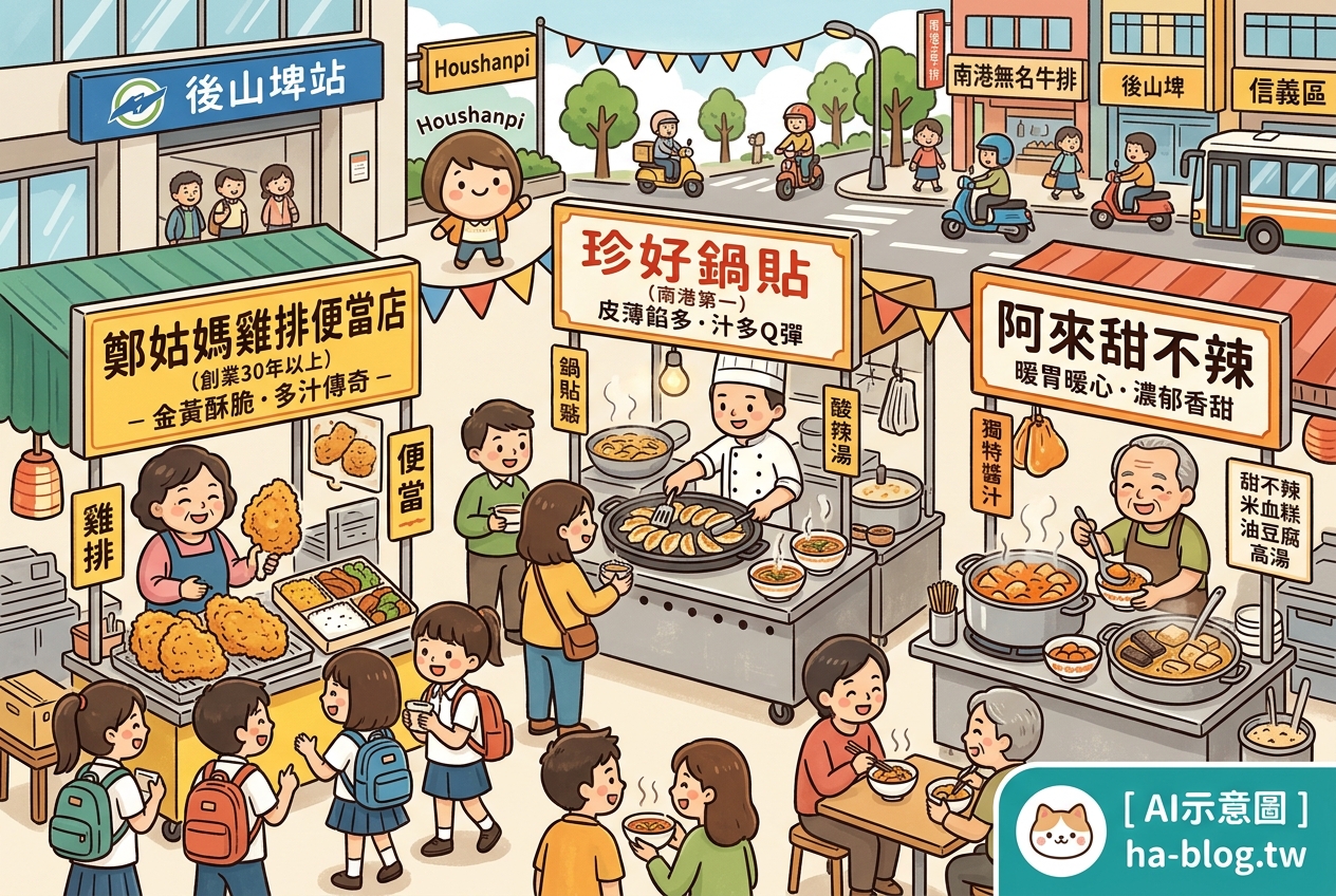 【後山埤美食】鄭姑媽雞排、珍好鍋貼、阿來甜不辣：在地人激推的銅板美食地圖 @嘿!部落!