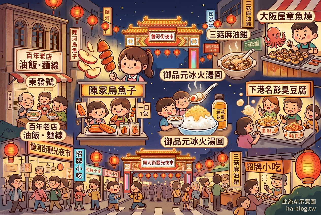 饒河夜市：從炙燒烏魚子到銷魂臭豆腐，夜市美食一網打盡！ @嘿!部落!