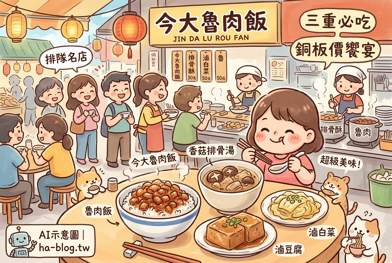 三重在地人的銷魂美味：今大魯肉飯，銅板價也能享受米其林級的味蕾饗宴 @嘿!部落!
