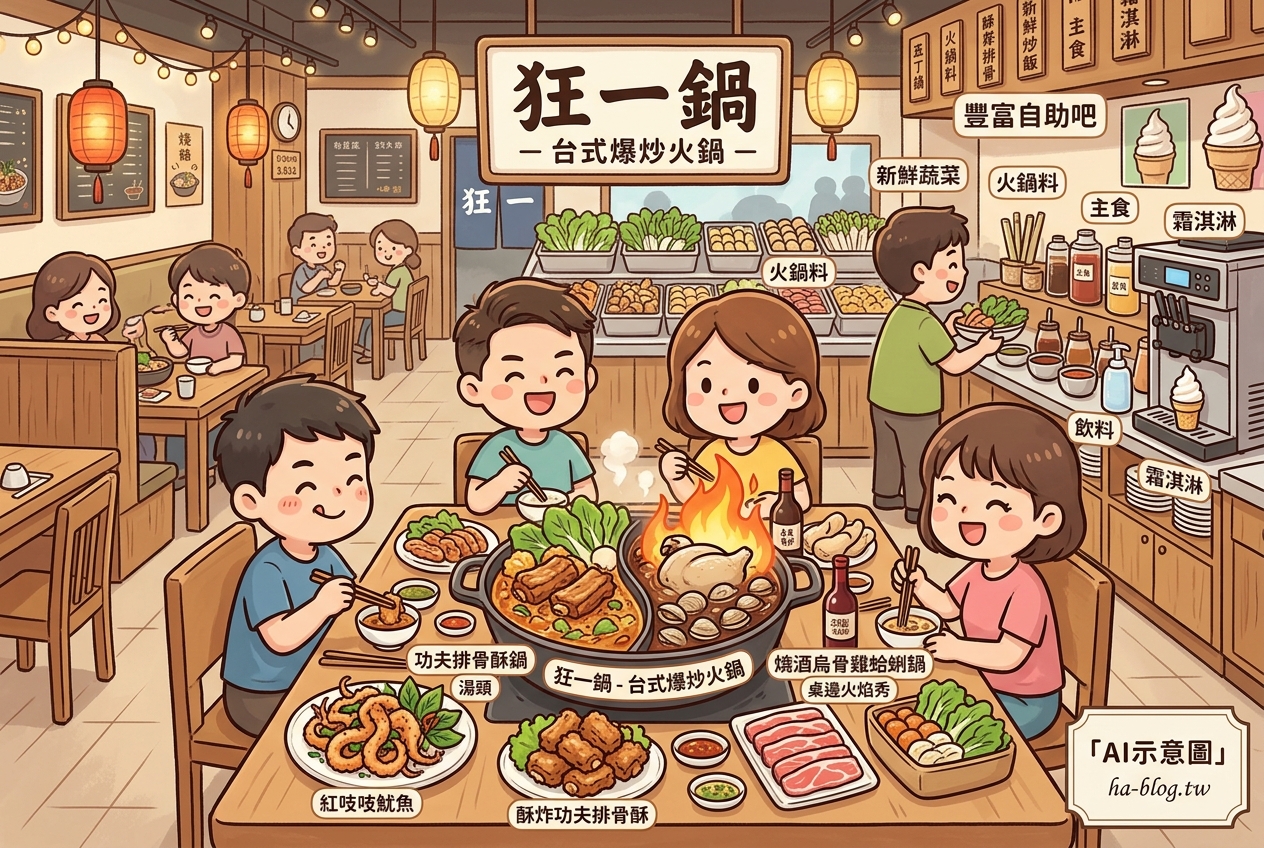狂一鍋：品味古早味與創新台菜的火鍋饗宴，各式特色湯頭讓你味蕾環遊台灣！ @嘿!部落!
