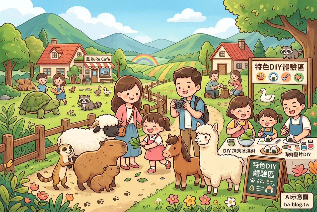 宜蘭親子農場一日遊：療癒動物餵食、特色DIY體驗，創造美好親子時光 @嘿!部落!