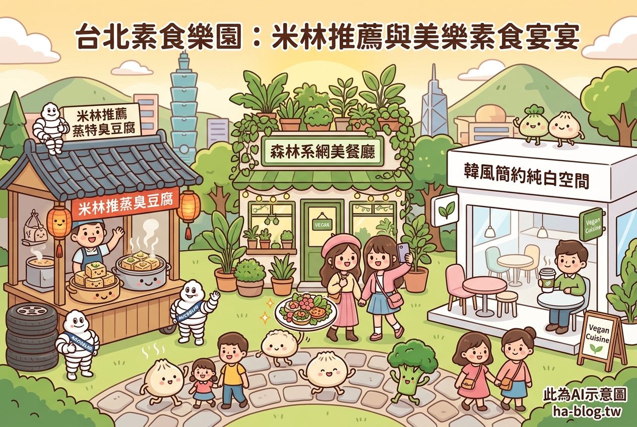台北素食天堂：米其林推薦與網美必訪的絕美蔬食饗宴 @嘿!部落!
