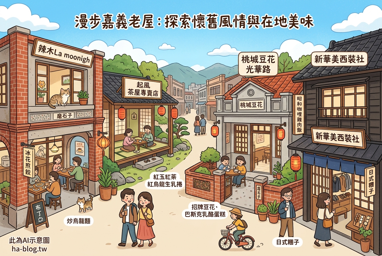 漫步嘉義老屋：探索懷舊風情與在地美味 @嘿!部落!