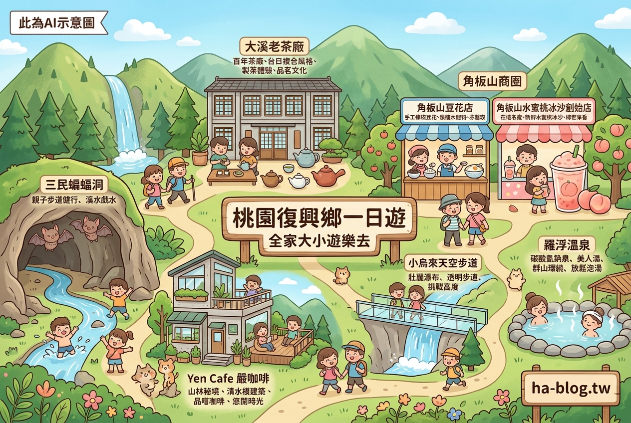 即時熱門文章：桃園復興鄉一日遊：壯麗自然景觀與在地風味體驗