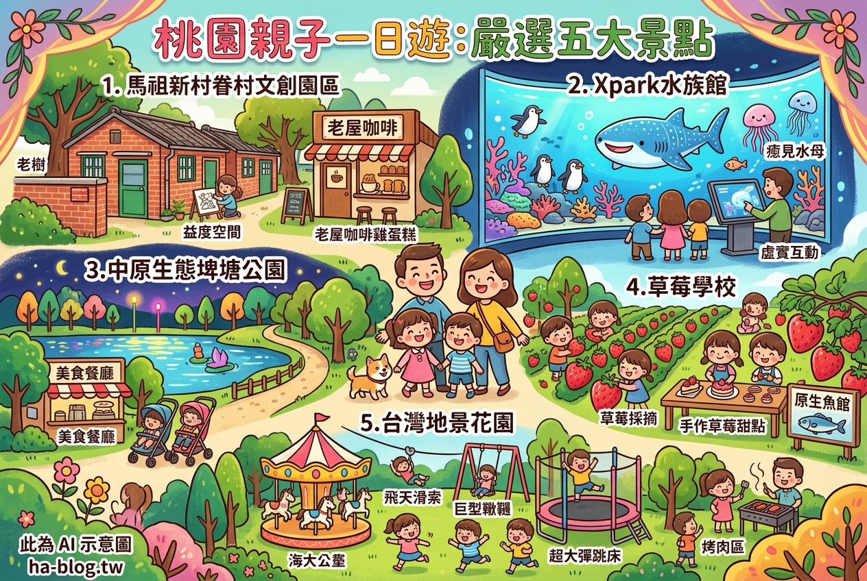 桃園親子一日遊:嚴選五大景點,從眷村懷舊到海洋探險,全家大小都玩瘋! 桃園親子一日遊:嚴選五大景點,從眷村懷舊到海洋探險,全家大小都玩瘋!