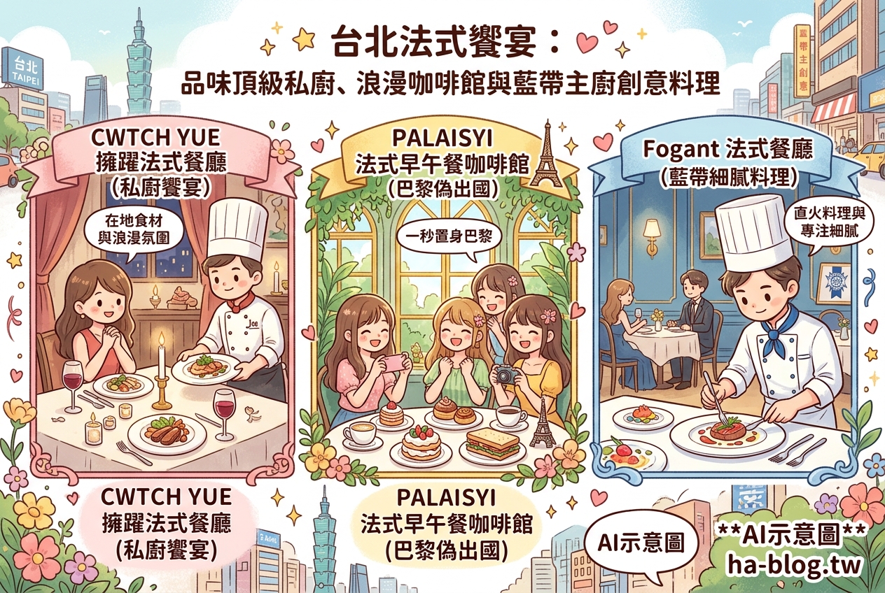 台北法式饗宴:品味頂級私廚、浪漫咖啡館與藍帶主廚創意料理 台北法式饗宴:品味頂級私廚、浪漫咖啡館與藍帶主廚創意料理