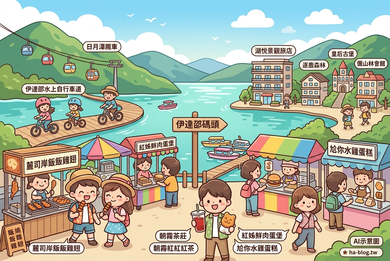 日月潭伊達邵:吃喝玩樂全攻略,從美食小吃到湖畔住宿一次滿足! 日月潭伊達邵:吃喝玩樂全攻略,從美食小吃到湖畔住宿一次滿足!