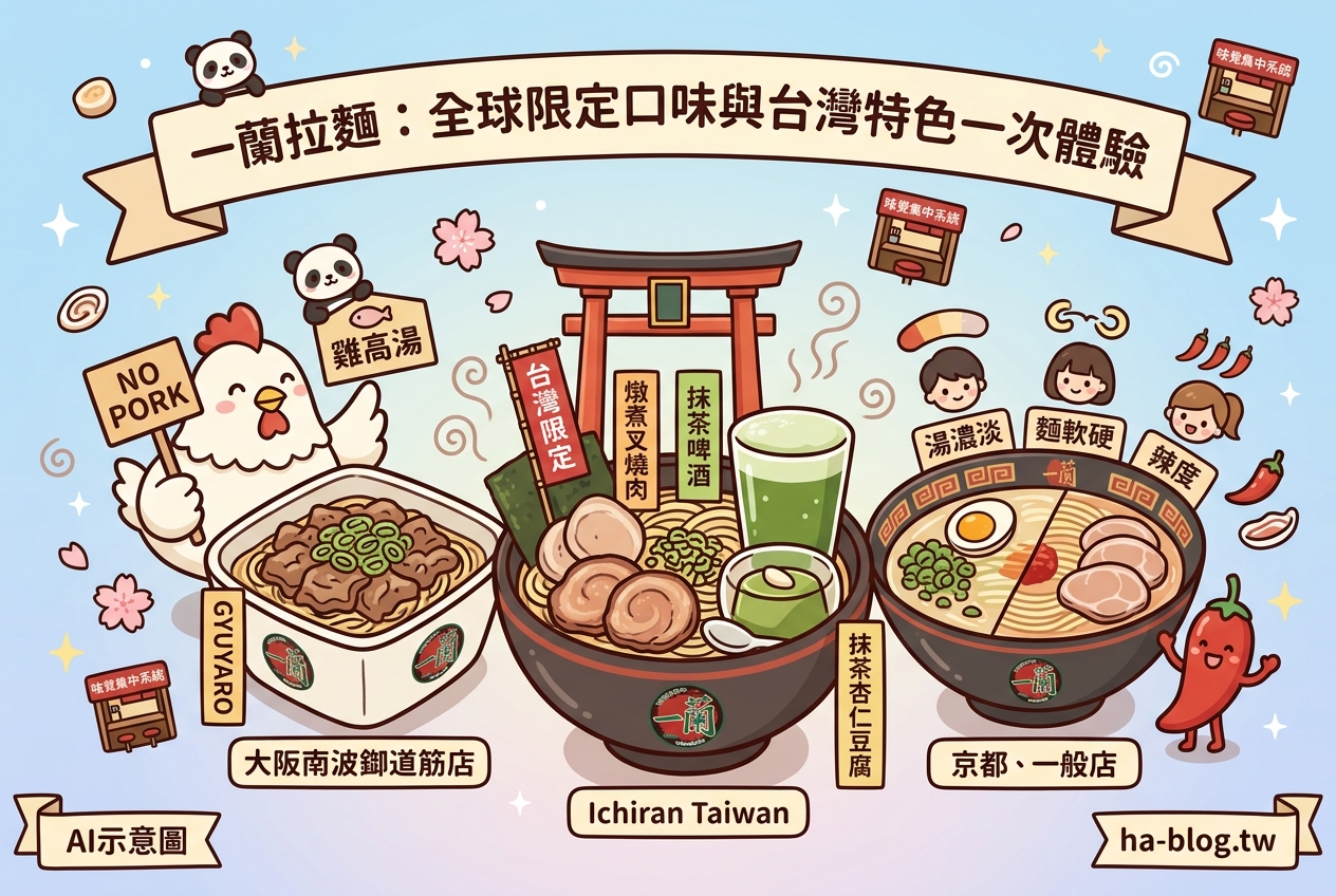 一蘭拉麵：全球限定口味與台灣特色一次體驗 @嘿!部落!