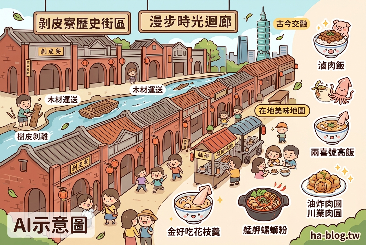 走讀萬華：剝皮寮歷史街區的時光迴廊與在地美味 @嘿!部落!