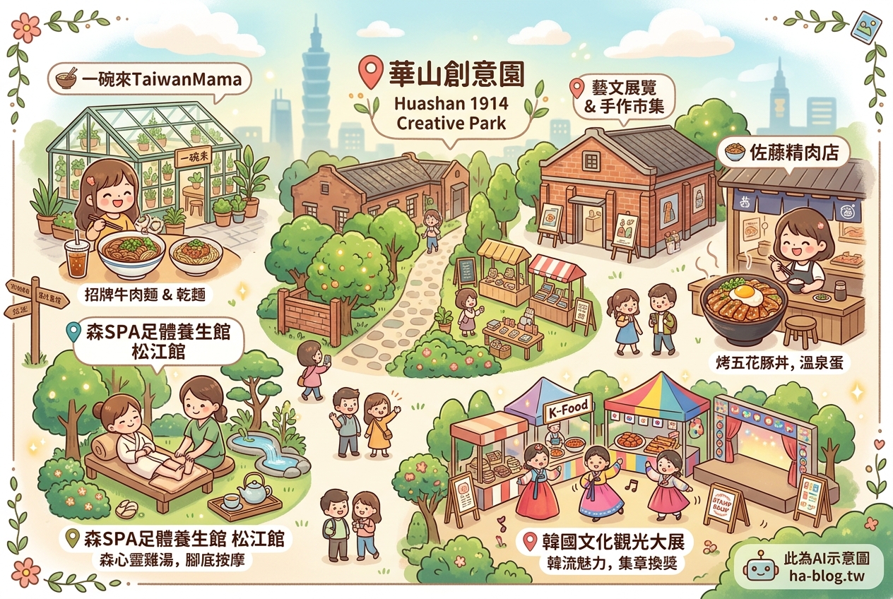 品味台北華山：從文青麵食到舒壓按摩，一日文創漫遊攻略 @嘿!部落!